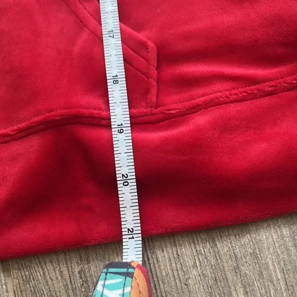 💋Juicy Couture set bling sequins red velour 2 piece set sz XL NWT - Picture 17 of 17